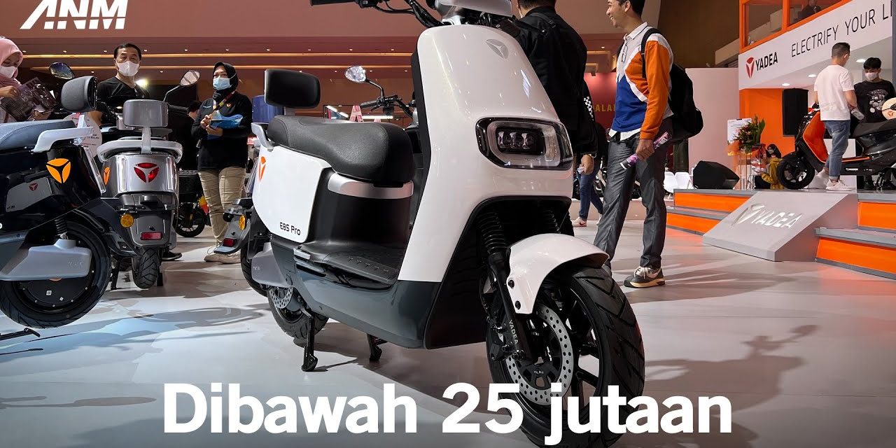 Motor Listrik Baru Yadea Tawarkan Jarak Tempuh 150 Km