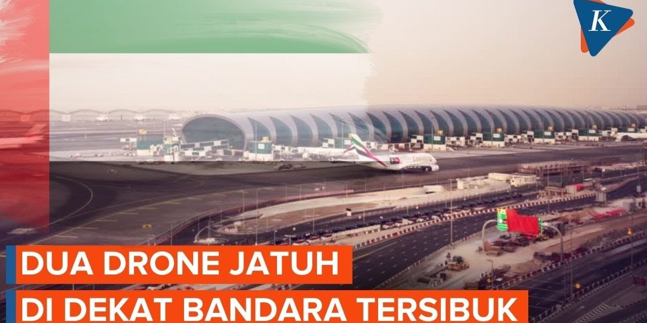 Insiden Drone Di Bandara Dubai Kembali Terjadi, 4 Warga Terluka
