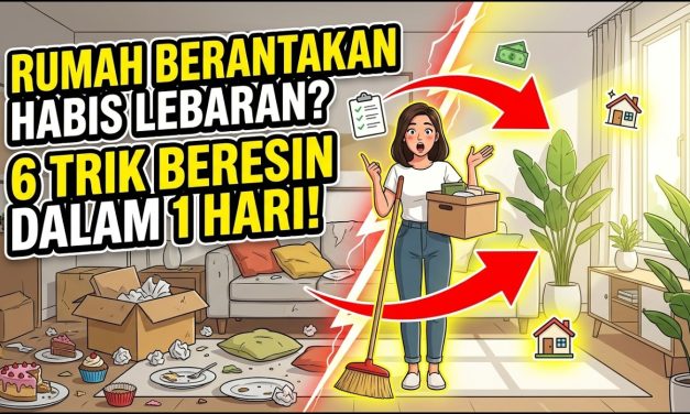 Strategi Mini Reset Rumah Setelah Lebaran Agar Tidak Berantakan