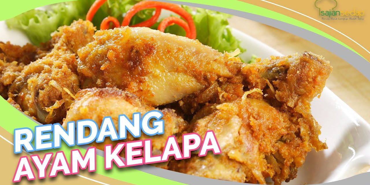 Rendang Ayam Kampung Kelapa Sangrai Menu Lebaran