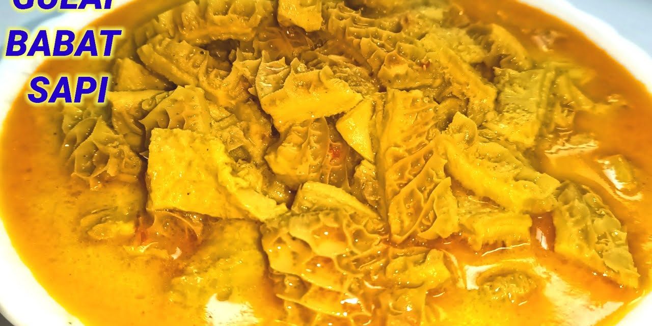 Gulai Babat Lezat! Kuliner Tradisional Gurih Pedas Bikin Nagih